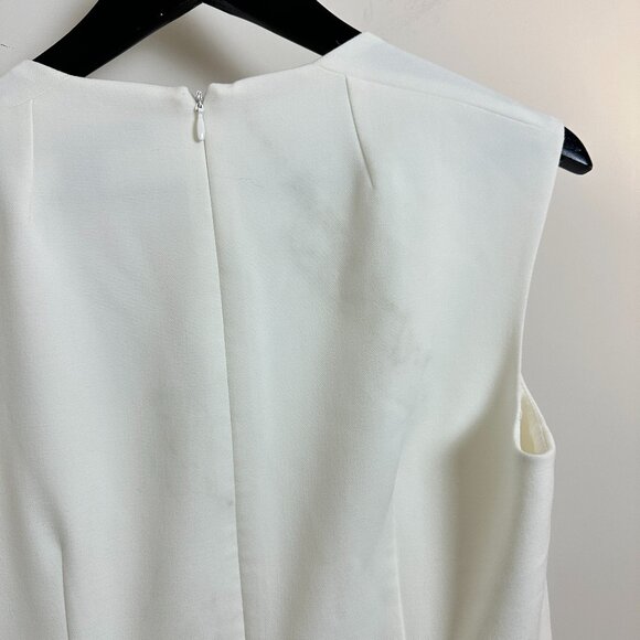 FRENCH CONNECTION Ruth Whisper A-Line Dress in Summer White Size US 10 - Picture 10 of 14